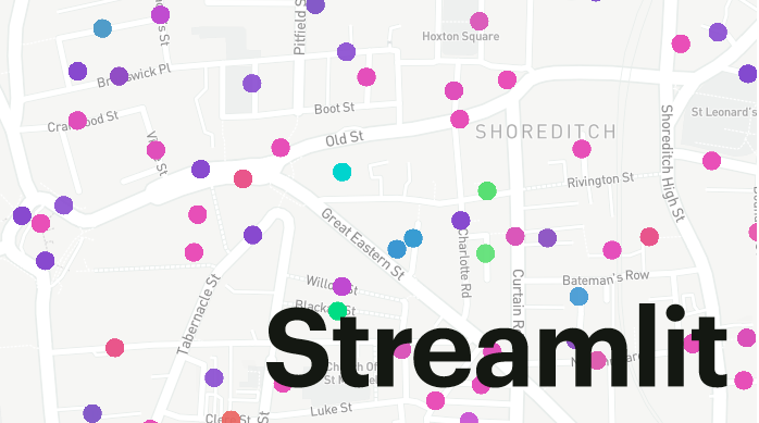 Building frontends in Streamlit
